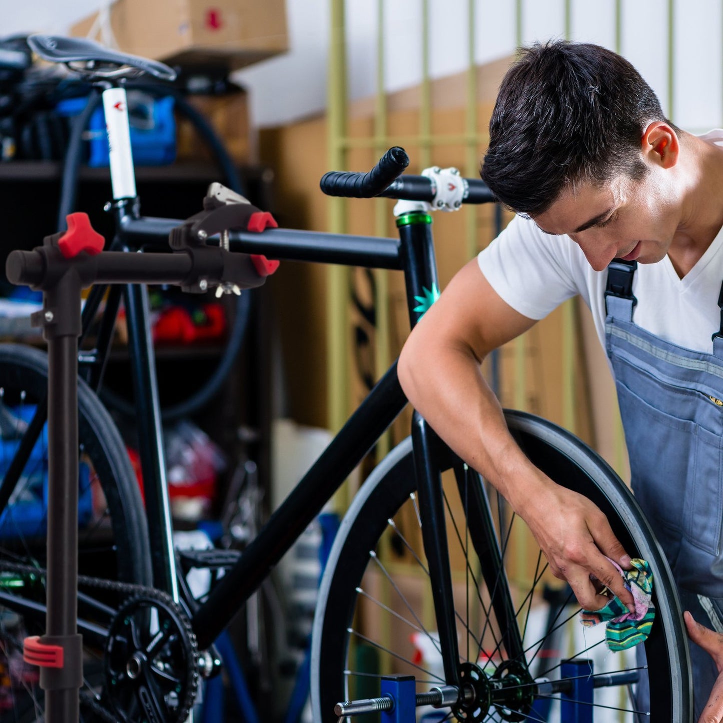 Adjustable bike rack