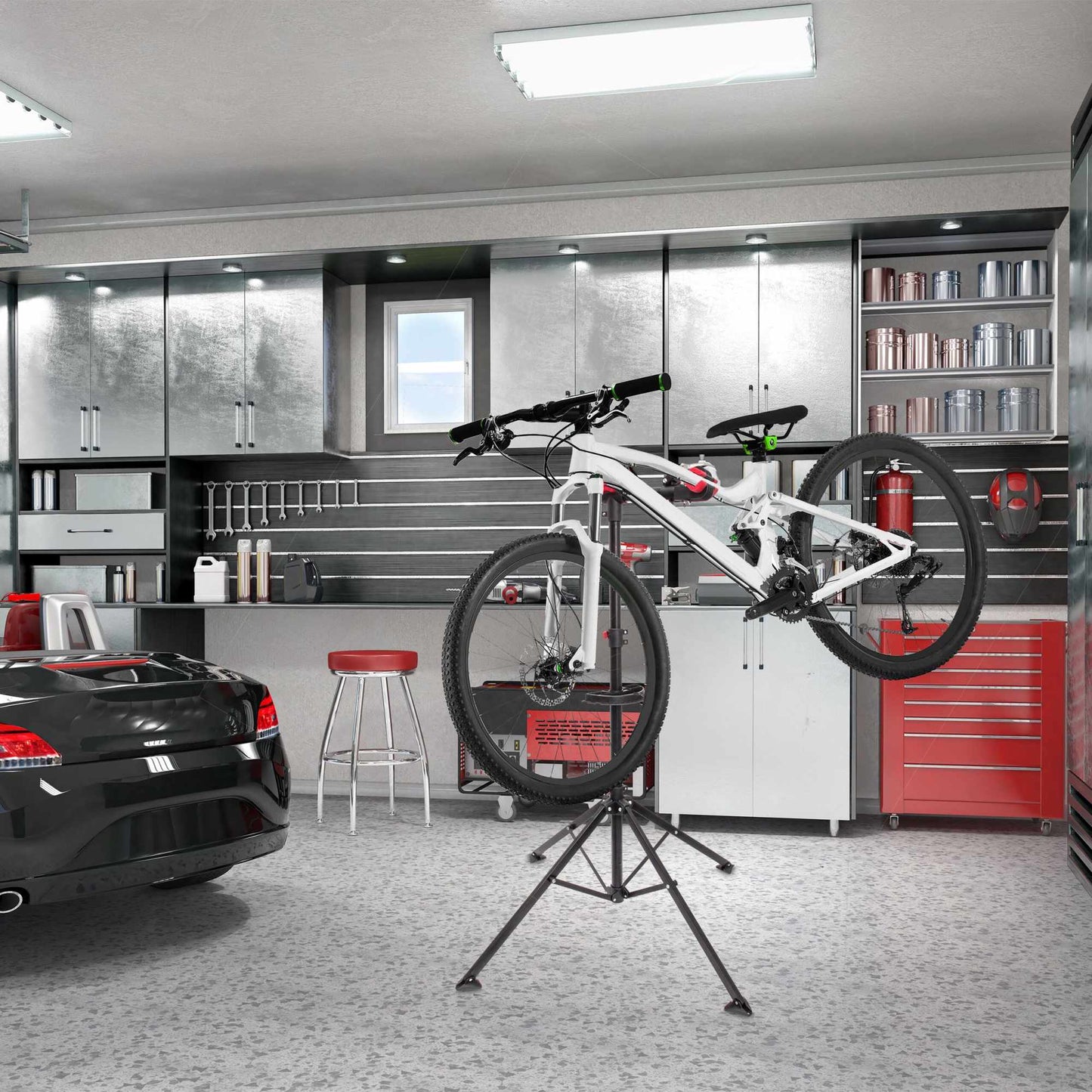 Adjustable bike rack