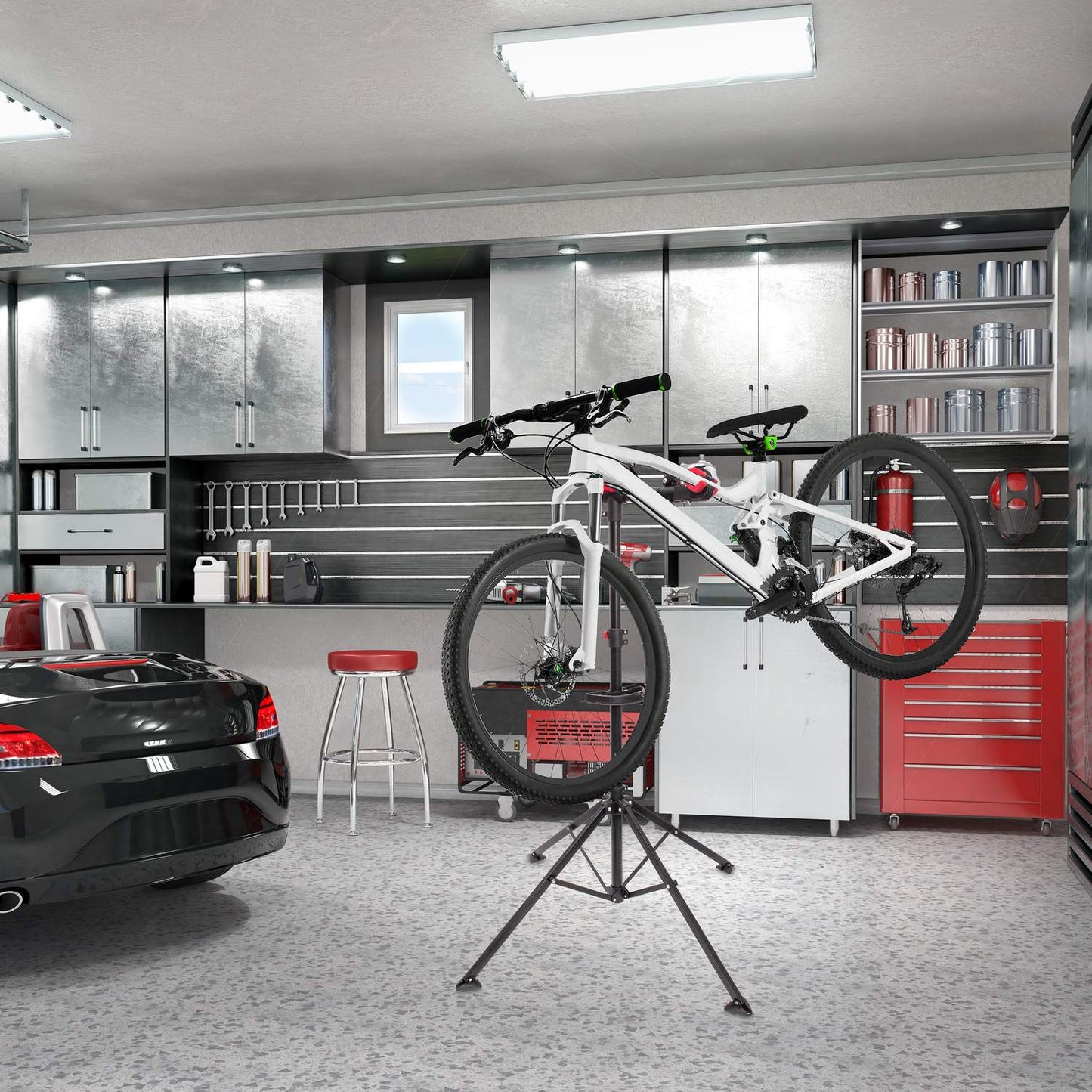 Adjustable bike rack