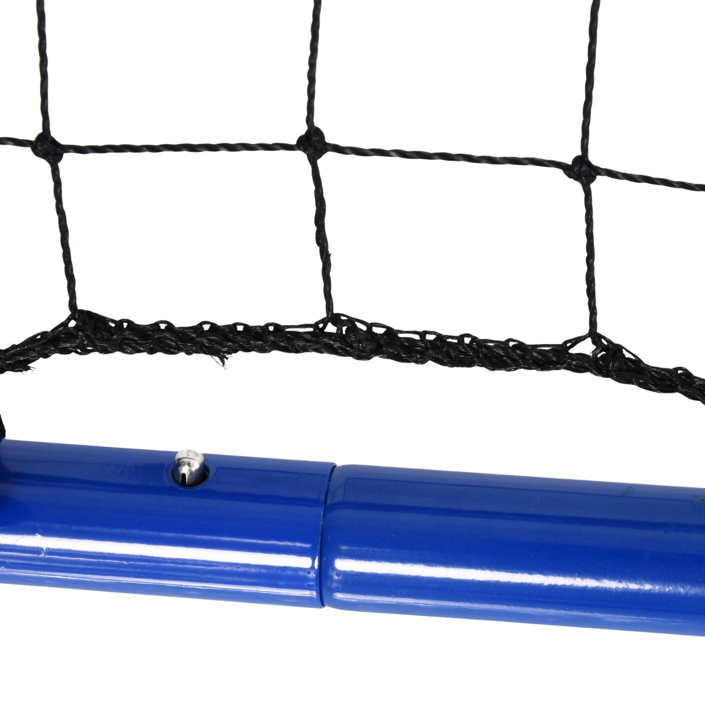 Adjustable double-sided football rebounder net, steel, 100x95x90 cm