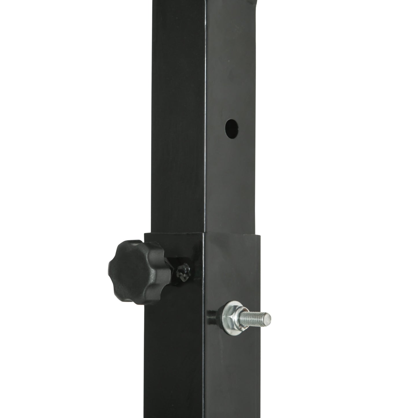 Adjustable stand for basketball hoop, rollable, height 260-310 cm