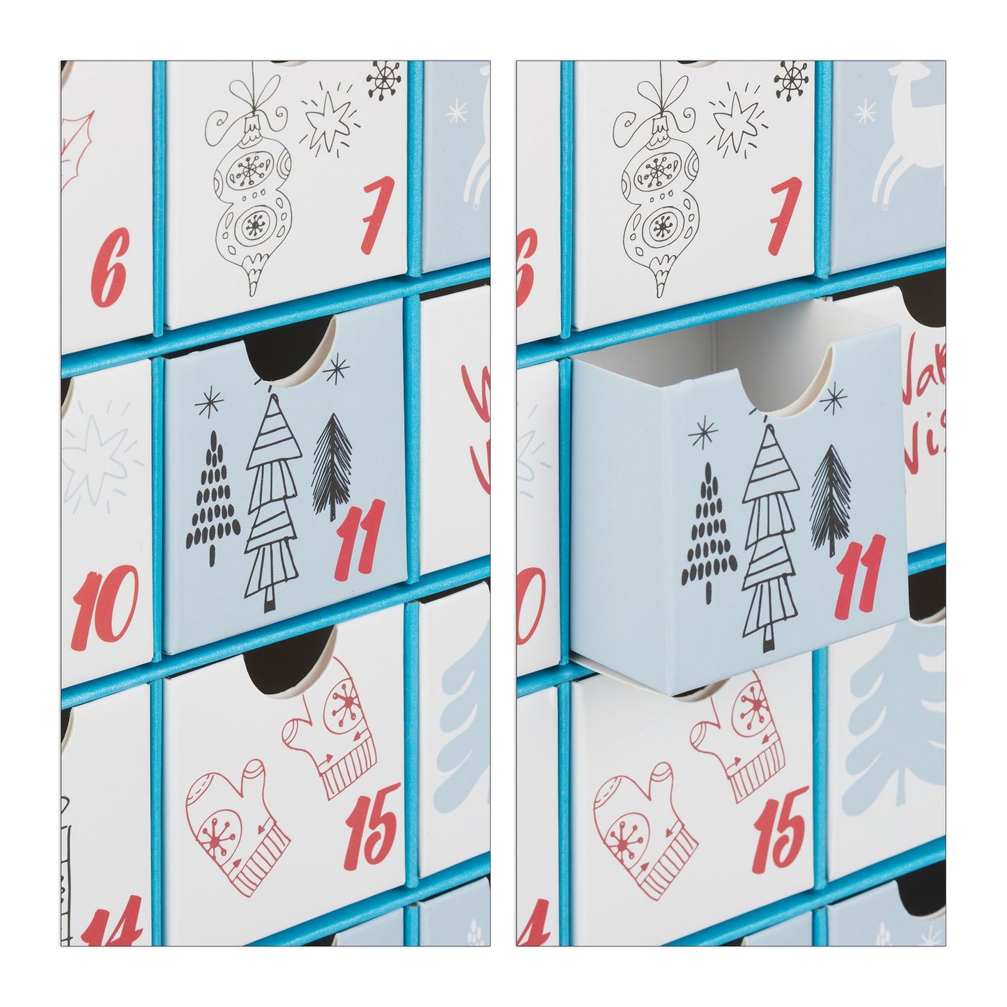Advent calendar to fill