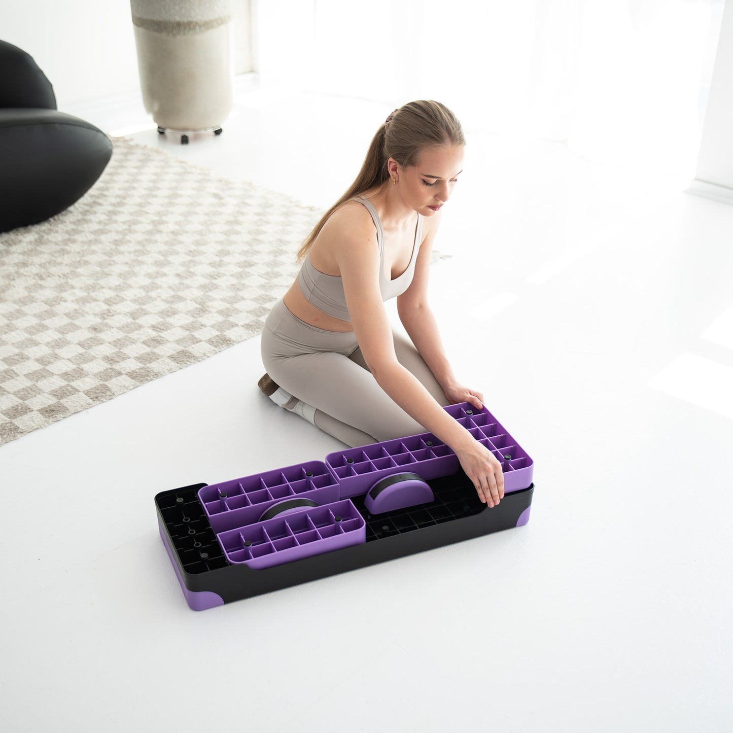 Aerobic Balance Step Platform, Adjustable Height