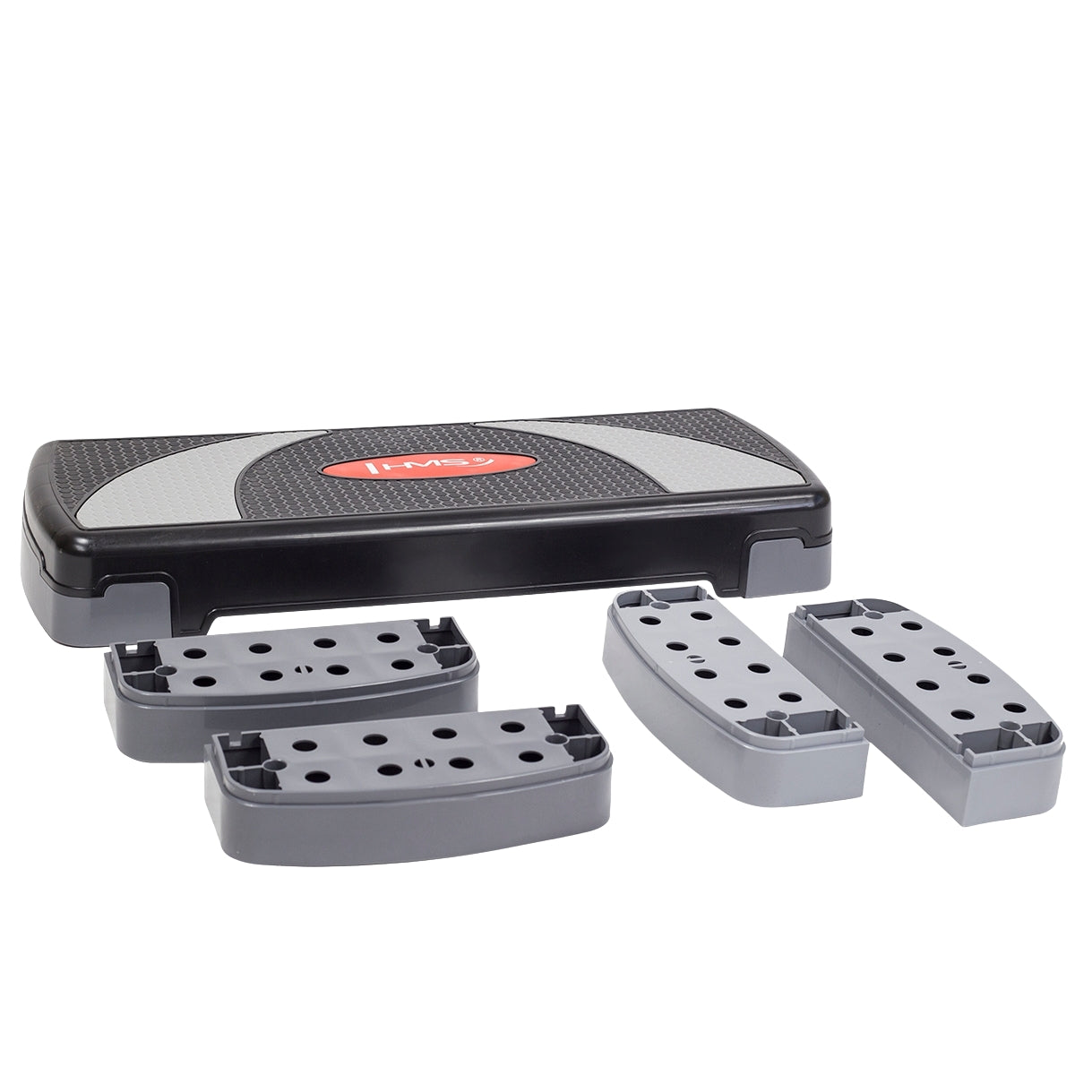 Aerobic Step Platform, Black, Adjustable Height
