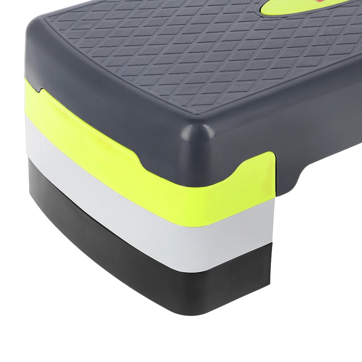 Aerobic Step Platform, Green/Grey, Adjustable Height