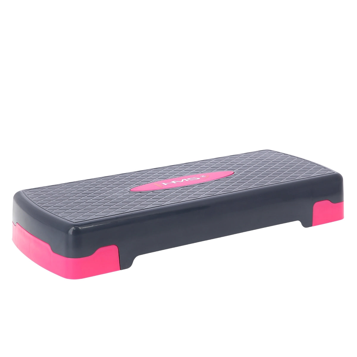 Aerobic Step Platform, Pink/Grey, Adjustable Height