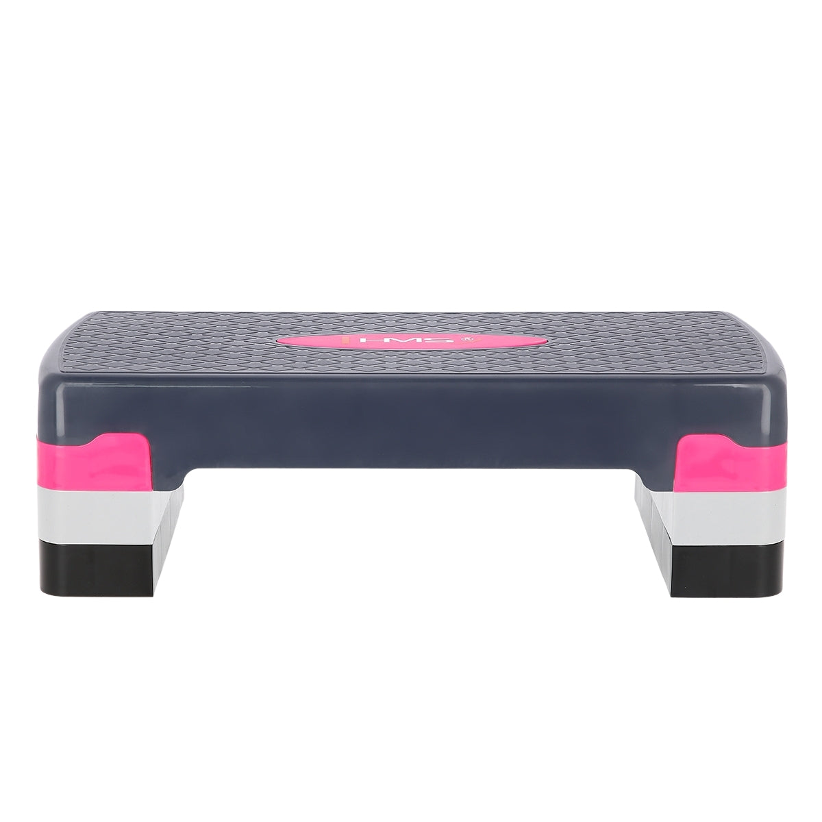 Aerobic Step Platform, Pink/Grey, Adjustable Height