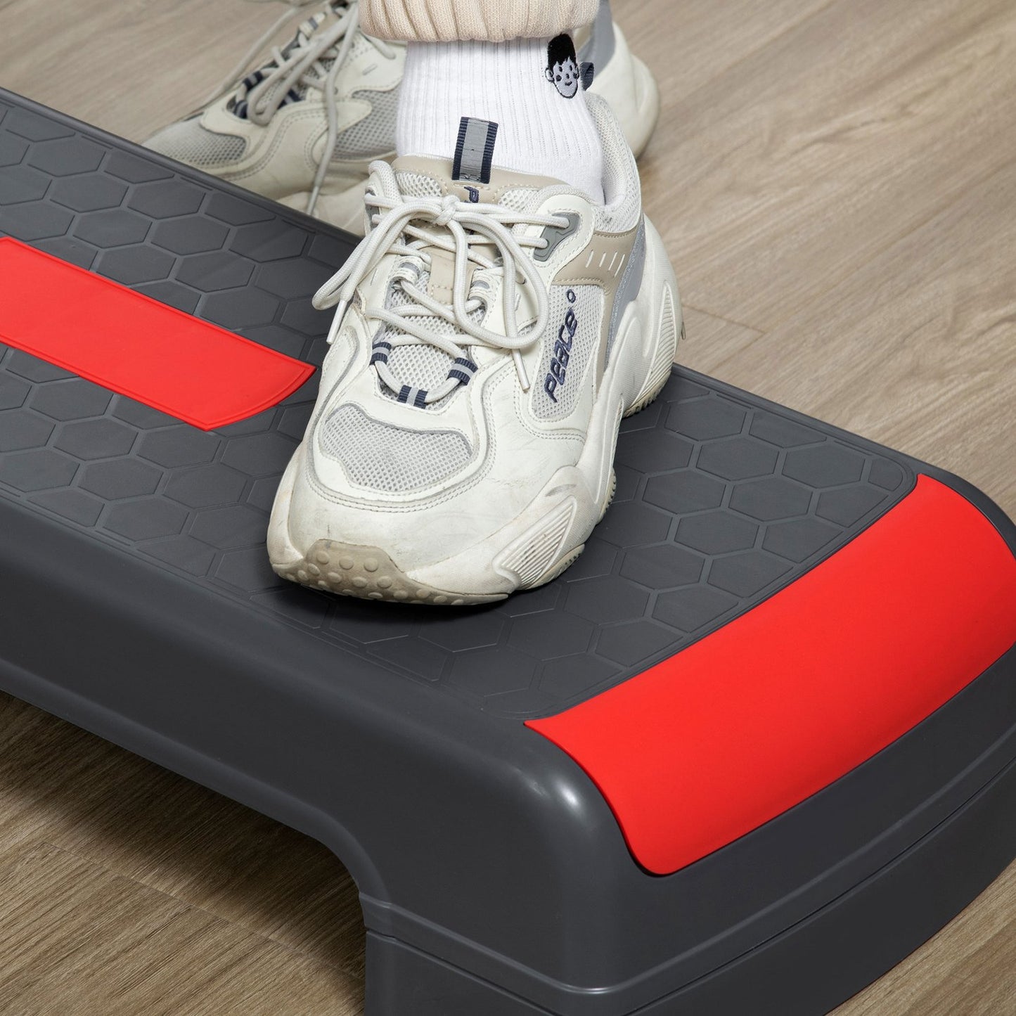 Height adjustable Aerobic Step Board, 3 levels, 150 Kg Max