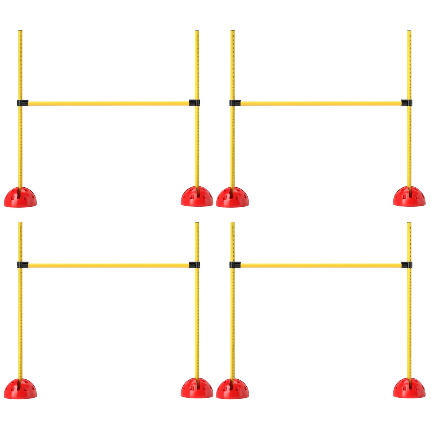 Dog Agility Equipment Set, 5-piece with adjustable obstacles