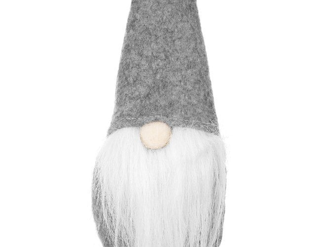 A gray standing elf
