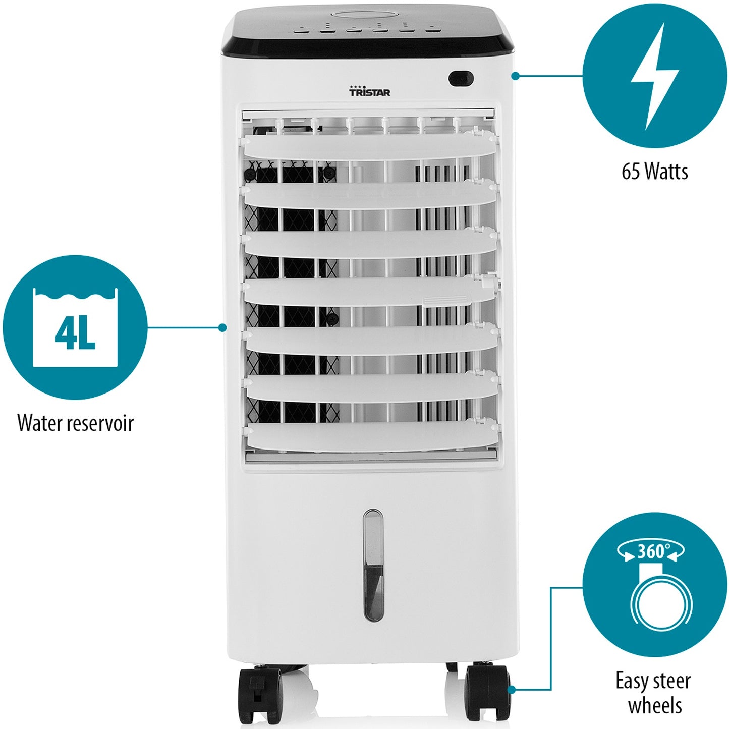 Air Cooler with Ice Lamps and Timer 4L 65W
