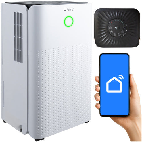 Air Dehumidifier, 12L/Day, WiFi, Timer, Humidistat