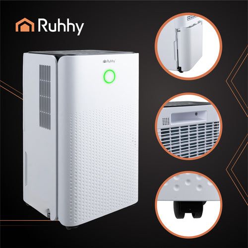 Air Dehumidifier, 12L/Day, WiFi, Timer, Humidistat