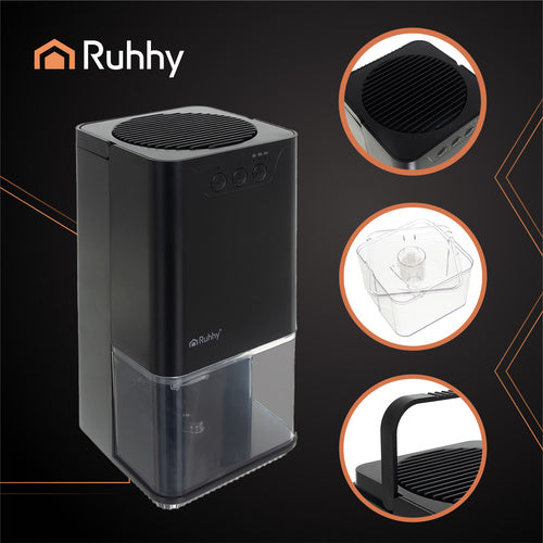 Air Dehumidifier, 1400ml Tank, Quiet, Energy Efficient