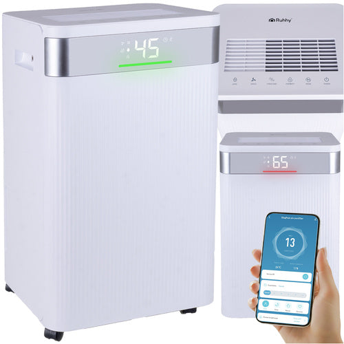 Air Dehumidifier 20L/Day, WiFi, 4.3L Tank, Timer