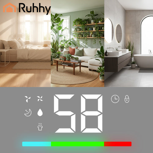 Air Dehumidifier 20L/Day, WiFi, 4.3L Tank, Timer