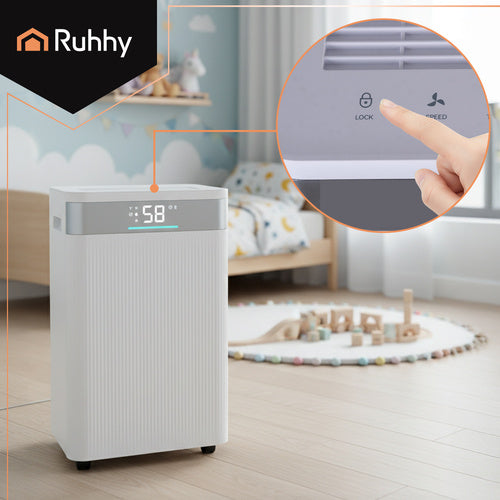 Air Dehumidifier 20L/Day, WiFi, 4.3L Tank, Timer
