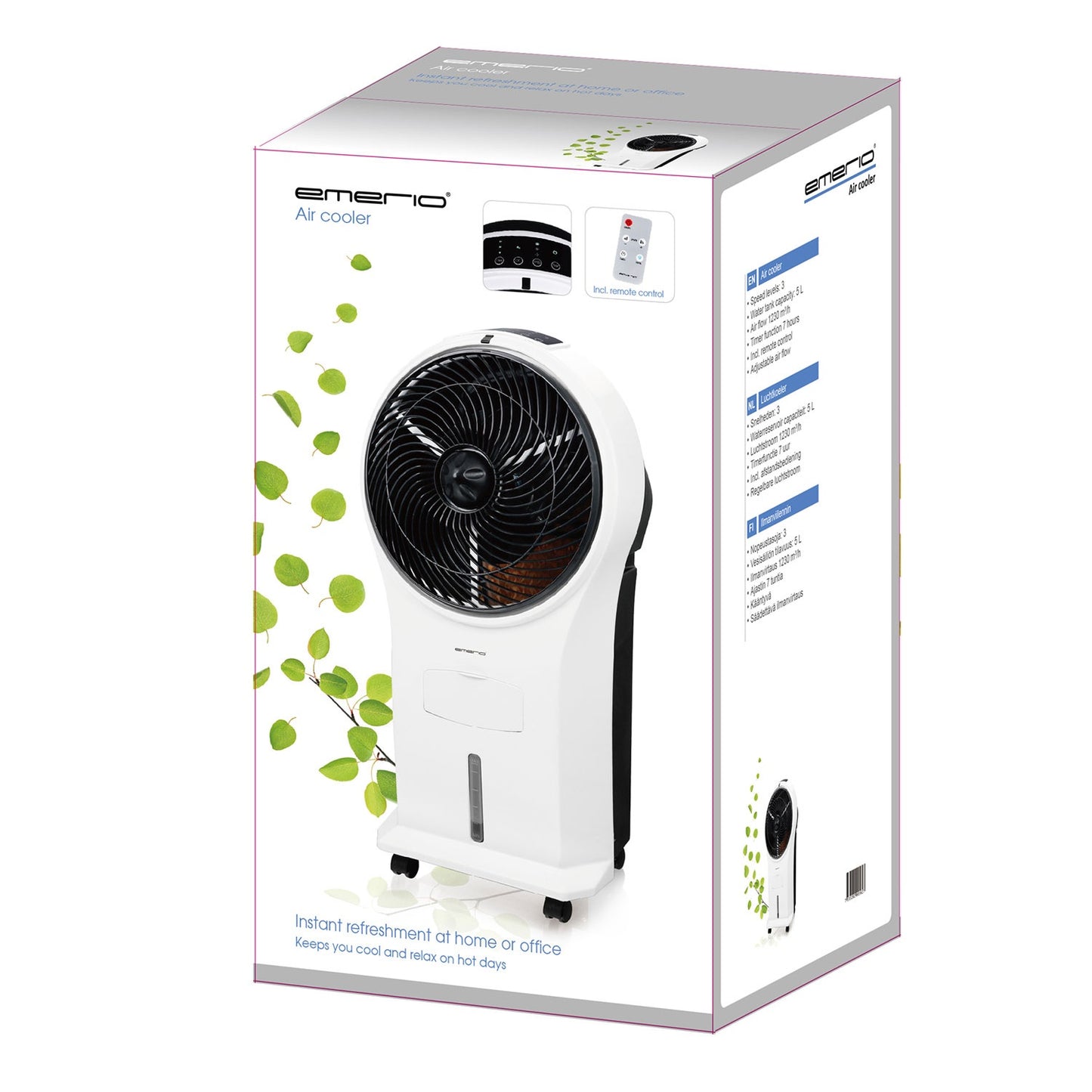 Air cooler Remote control 5l Timer 3 Speed.