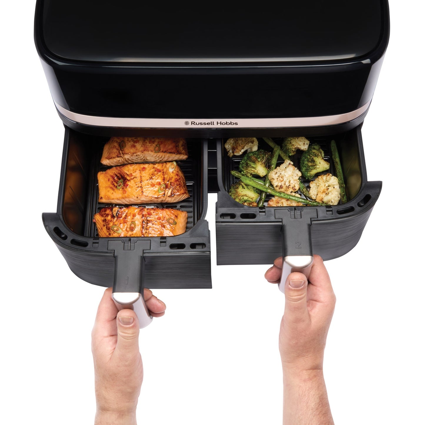 Air fryer 27680-56/RH Satisfry Dual Basket Air Fry