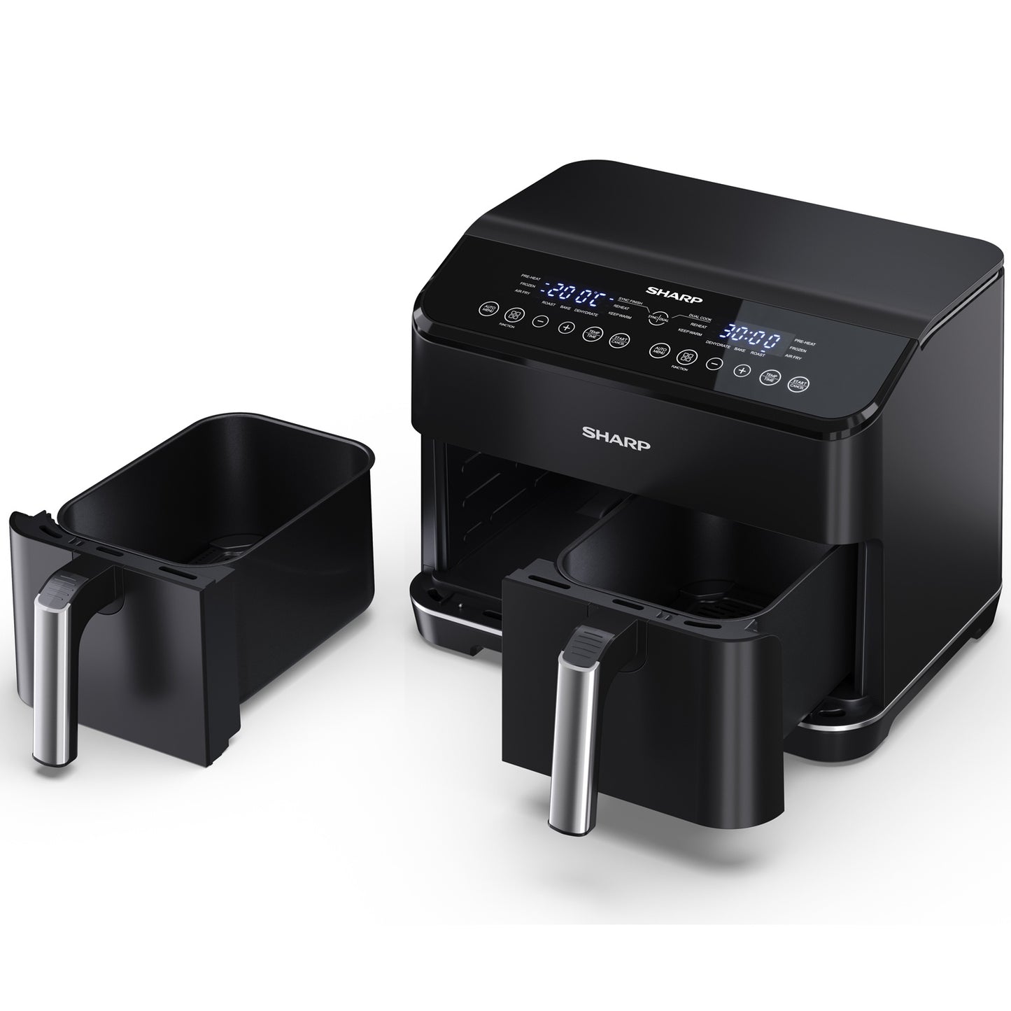 Airfryer Double 2X4L 2X1800W - AF-GD82AE-B