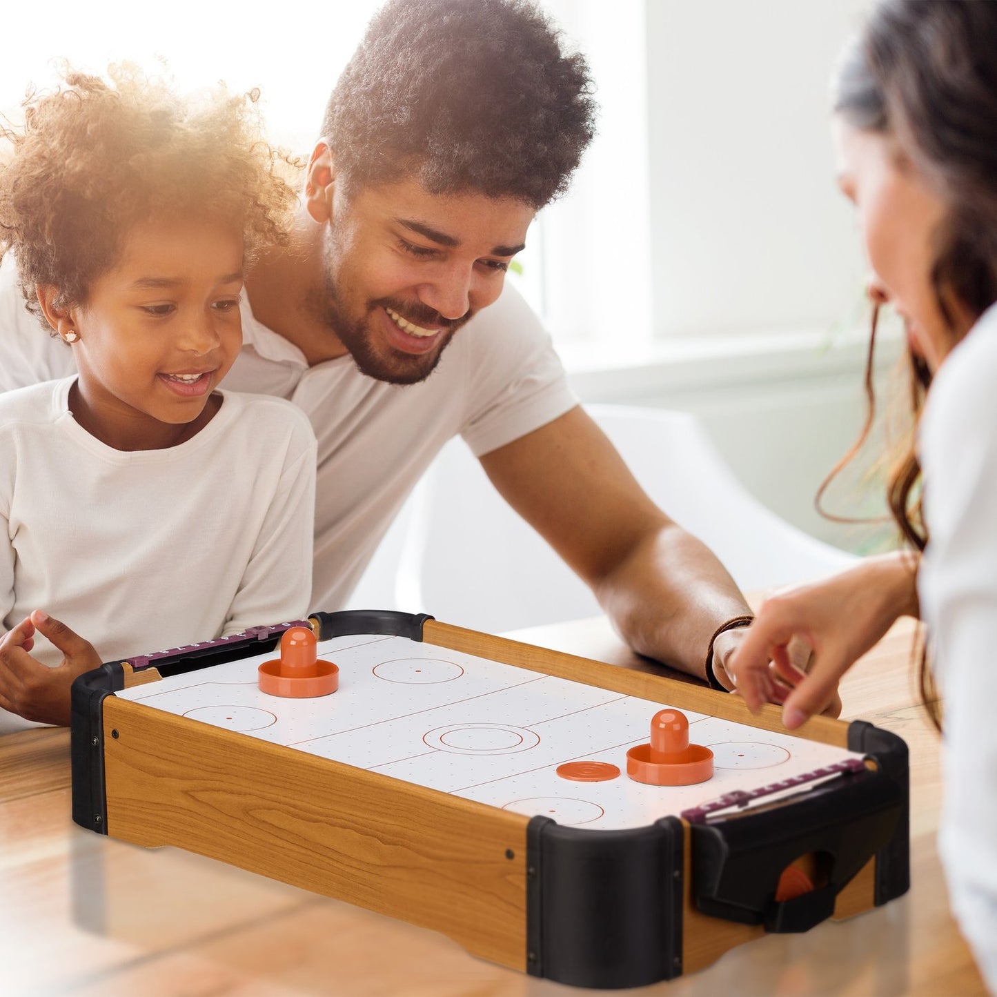 Air hockey table game