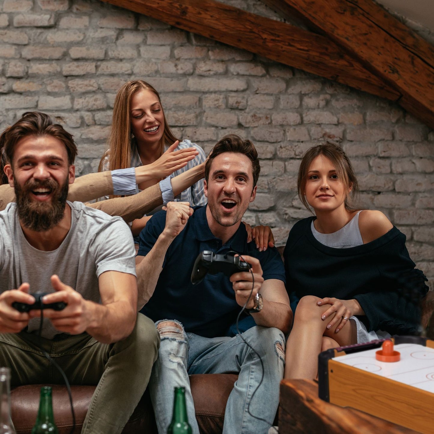 Air hockey table game