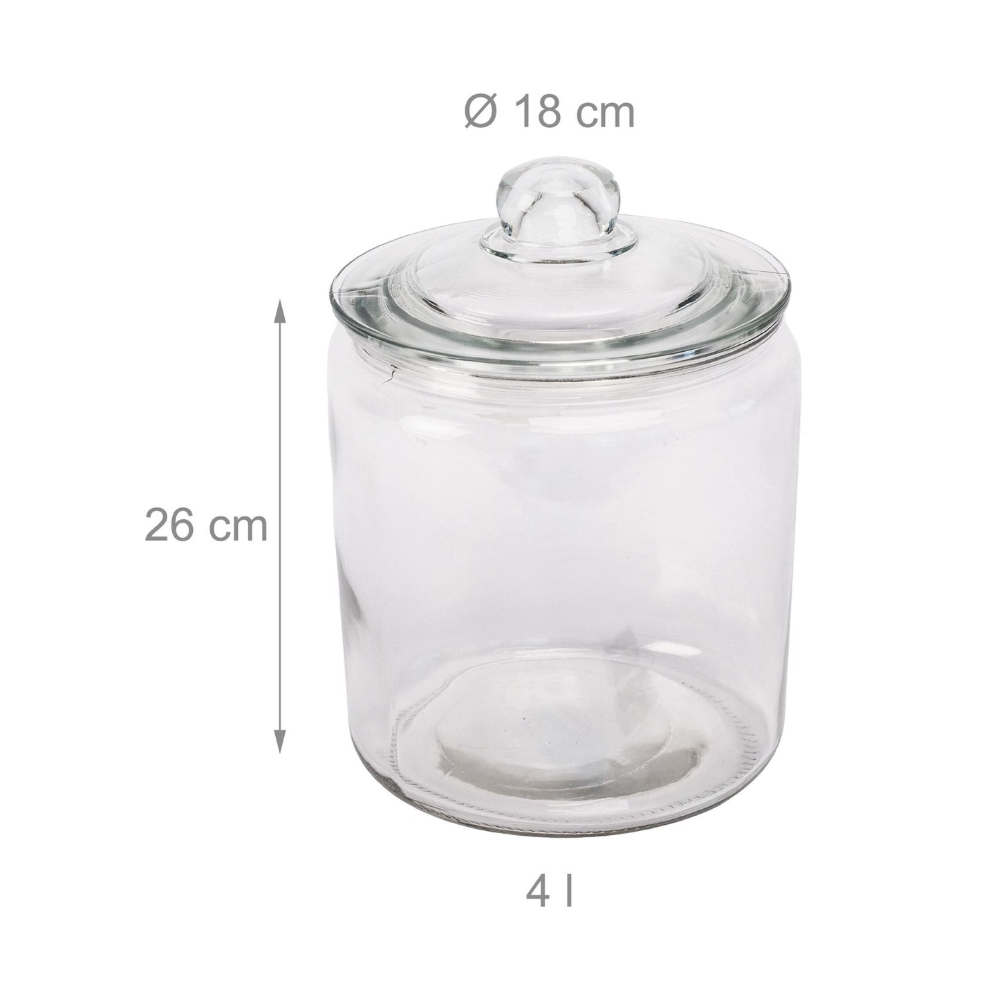 Airtight Glass Storage Jar with Silicone Seal