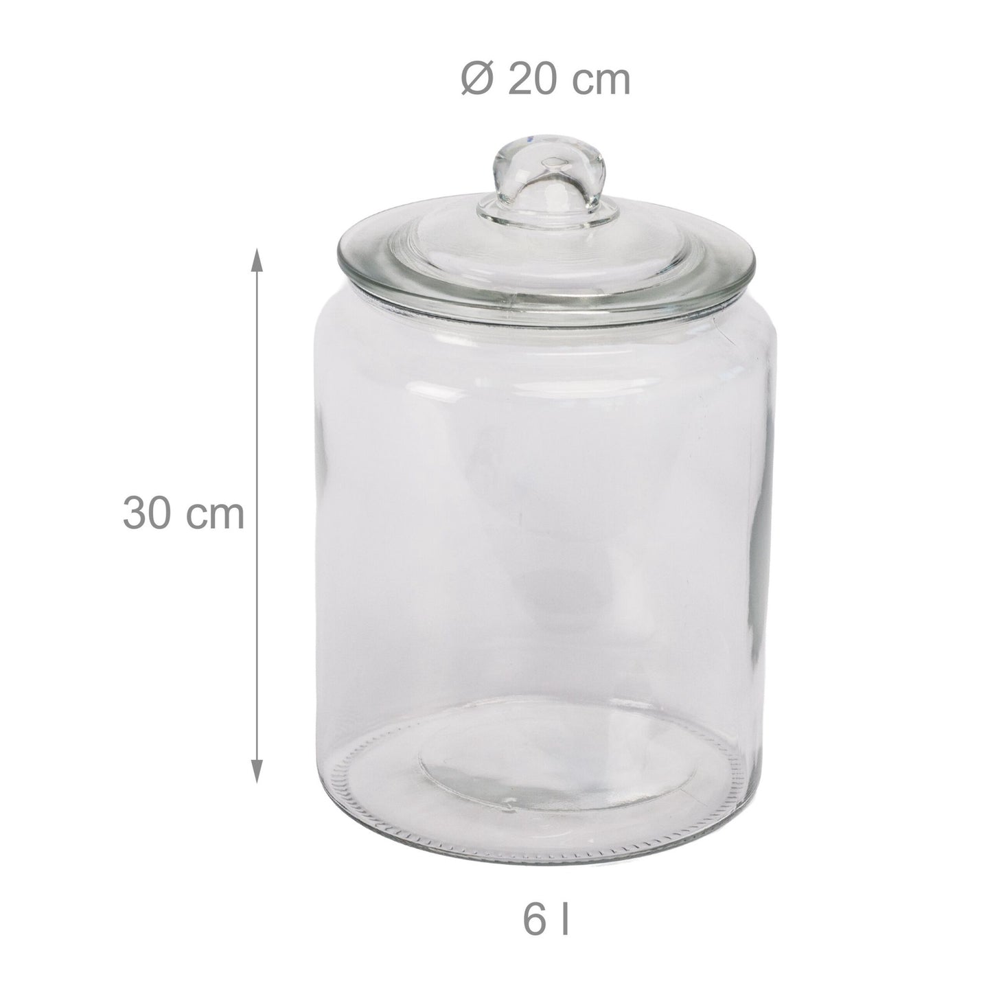 Airtight Glass Storage Jar with Silicone Seal