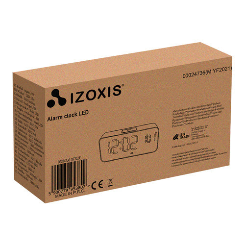 Alarm clock - LED clock Izoxis 24736