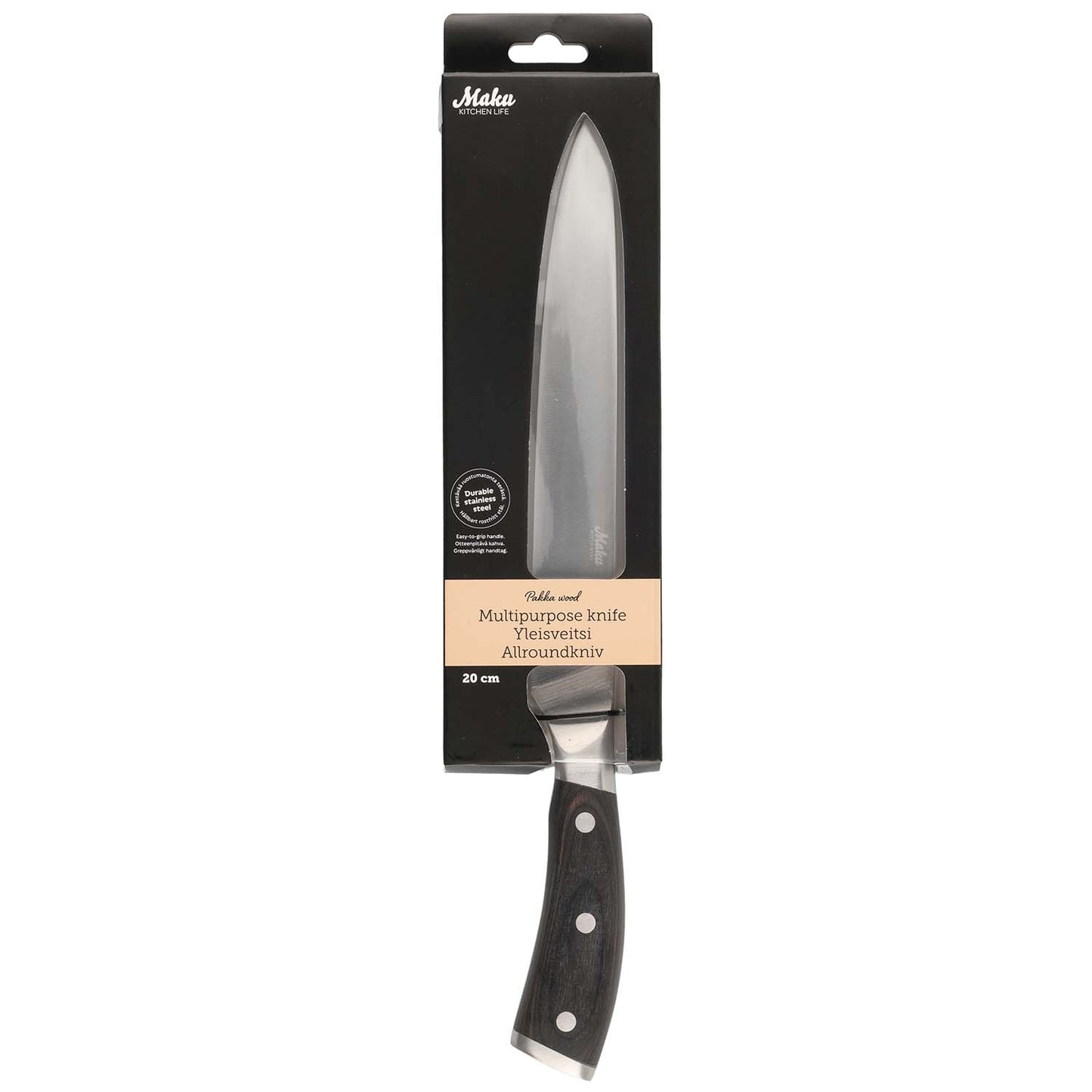 All-Purpose Knife, 20 cm, Pakka Wood Handle