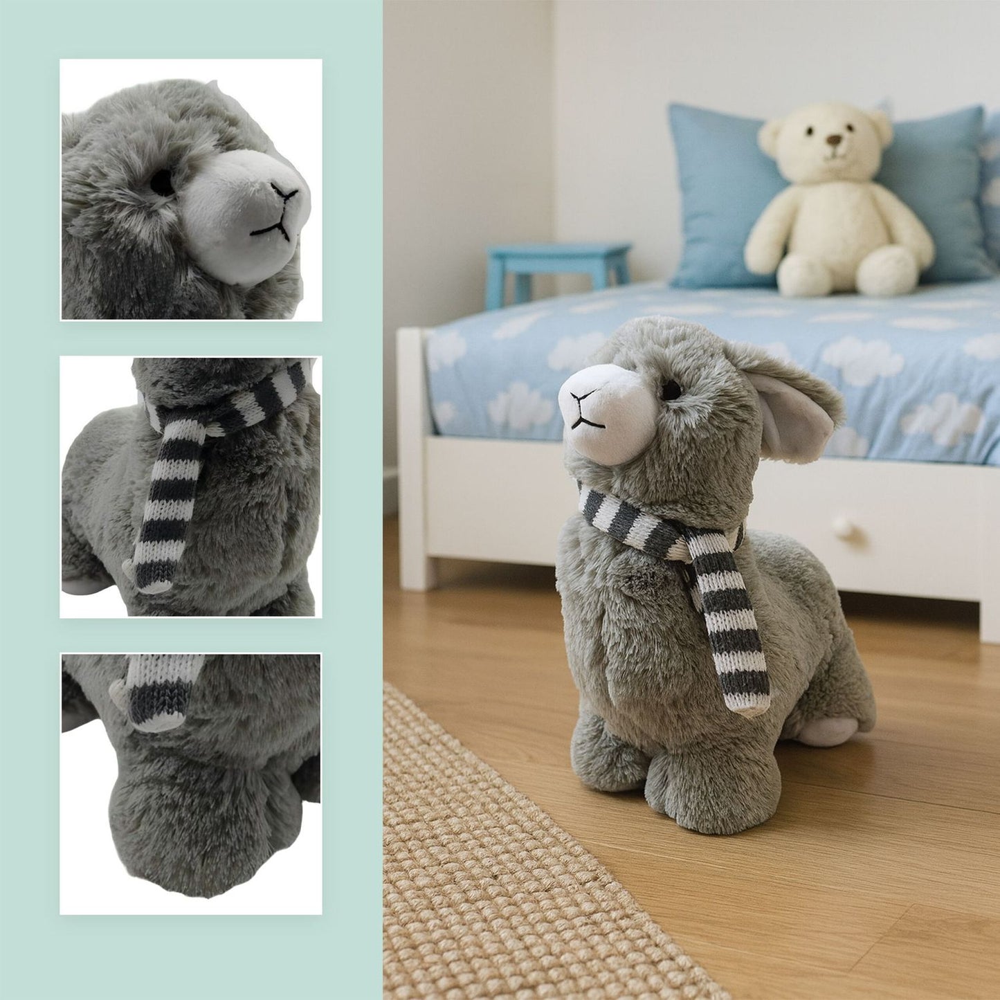 Alpaca Doorstop – Heavy Sand-Filled Cotton Design