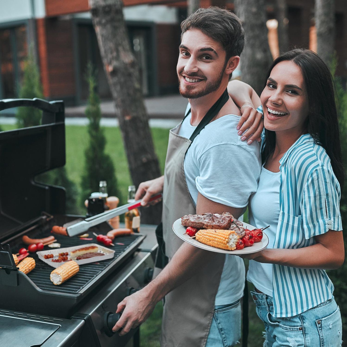 Aluminium Barbecue Trays, Set of 25