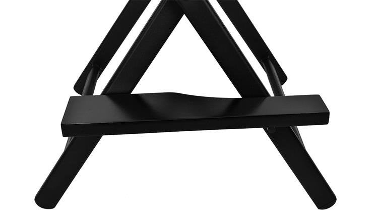 Aluminum makeup chair with headrest