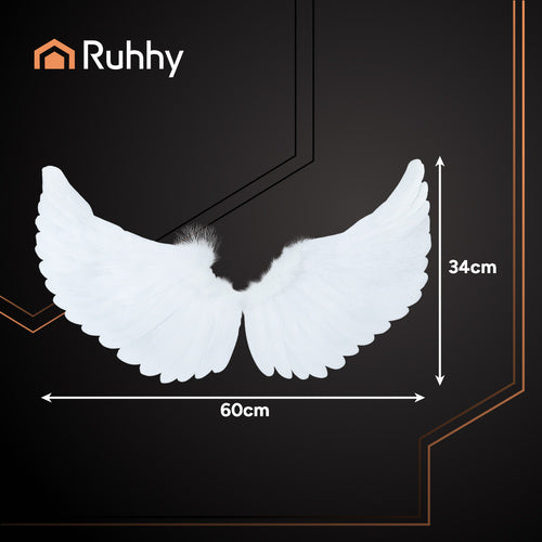 Angel Wings Costume Set with Halo and Wand