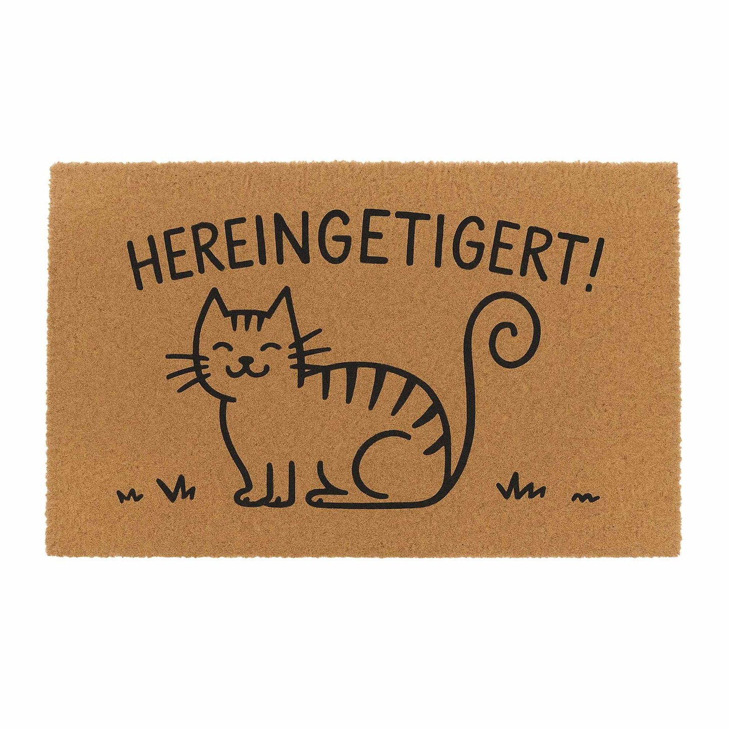 Animal Doormat, Coconut Fiber, 60x40 cm, Dirt-Trapping