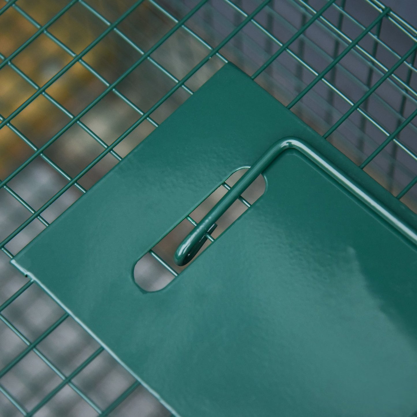 Animal trap in metal for rabbits and cats, double entrances