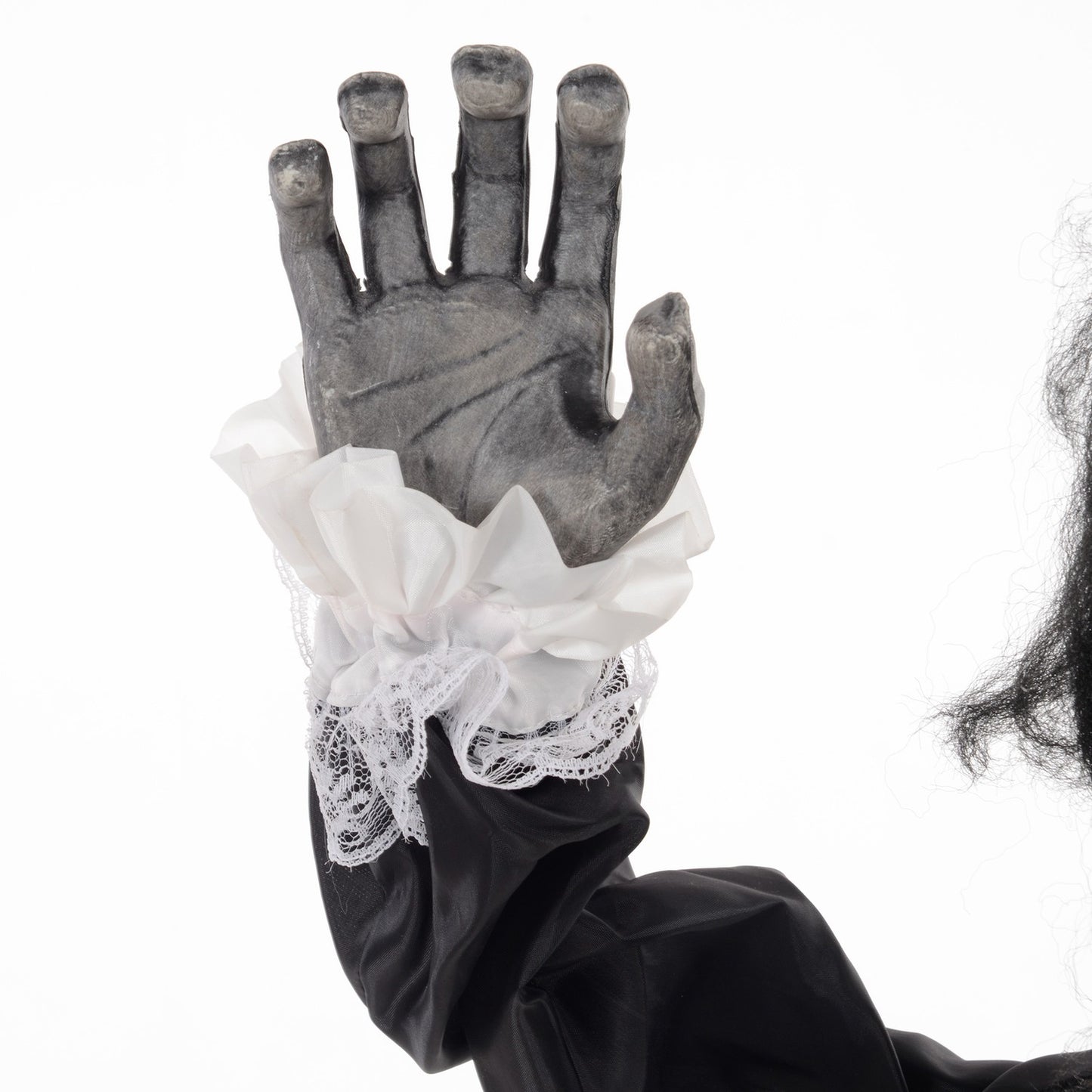 Animated Halloween Decoration – Black Lolita Girl, Sound-Activated