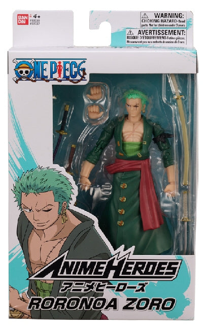 Anime Heroes Once Piece Figure With Accessories, 16 Cm - Roronoa Zoro