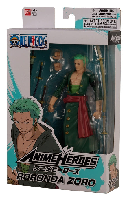 Anime Heroes Once Piece Figure With Accessories, 16 Cm - Roronoa Zoro