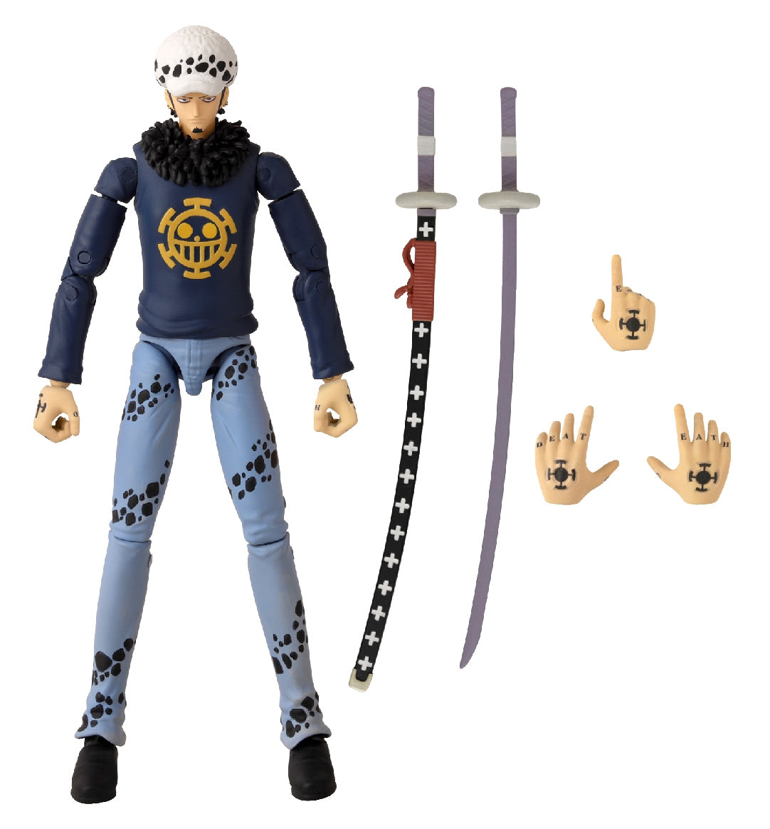 Anime Heroes One Piece Figure With Accessories, 16 Cm - Trafalgar D. Law
