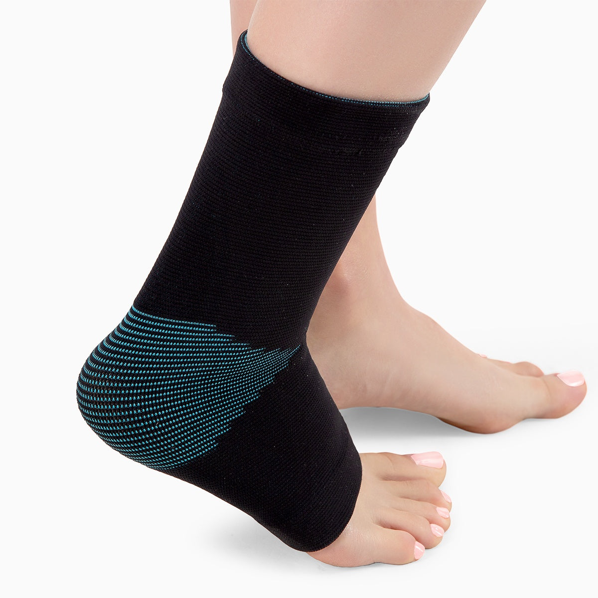 Ankle Support, Turquoise-Black, Size M