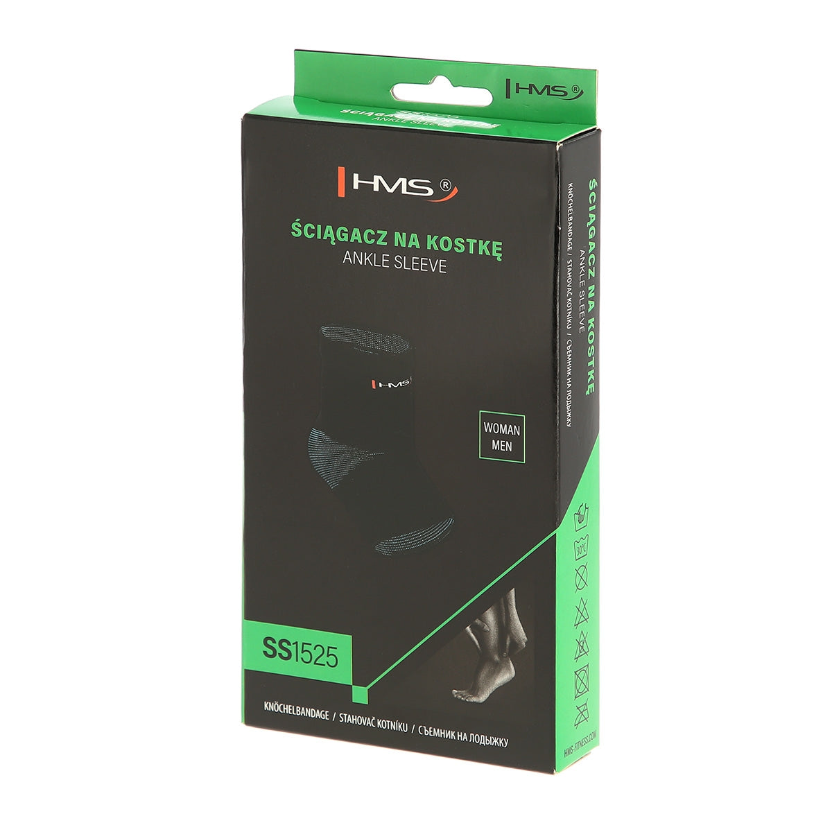 Ankle Support, Turquoise-Black, Size M