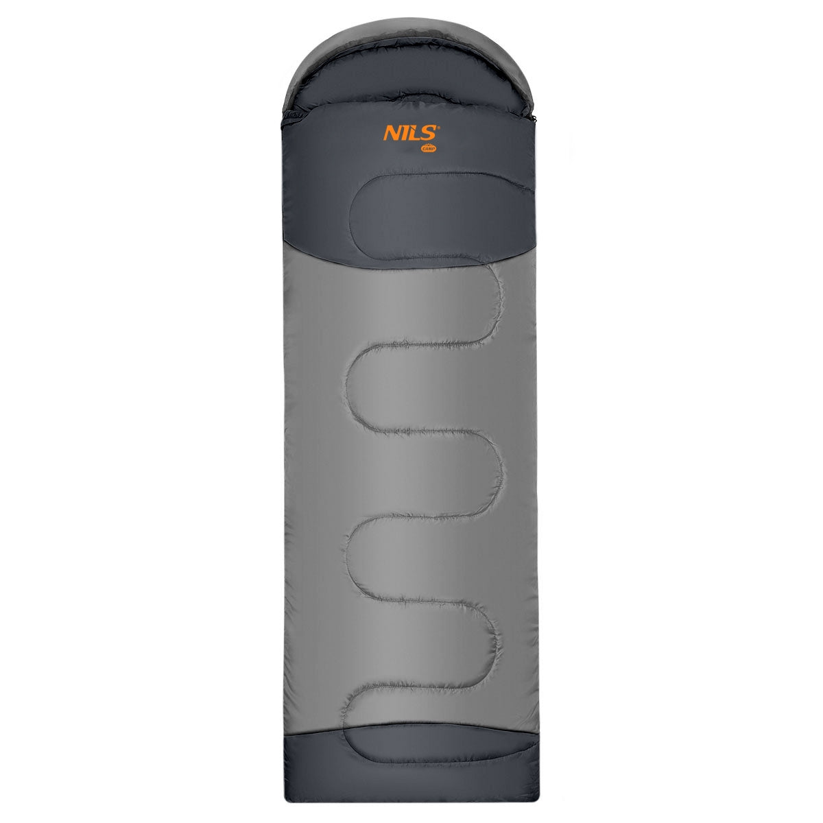 Anthracite-Orange Sleeping Bag, Size L