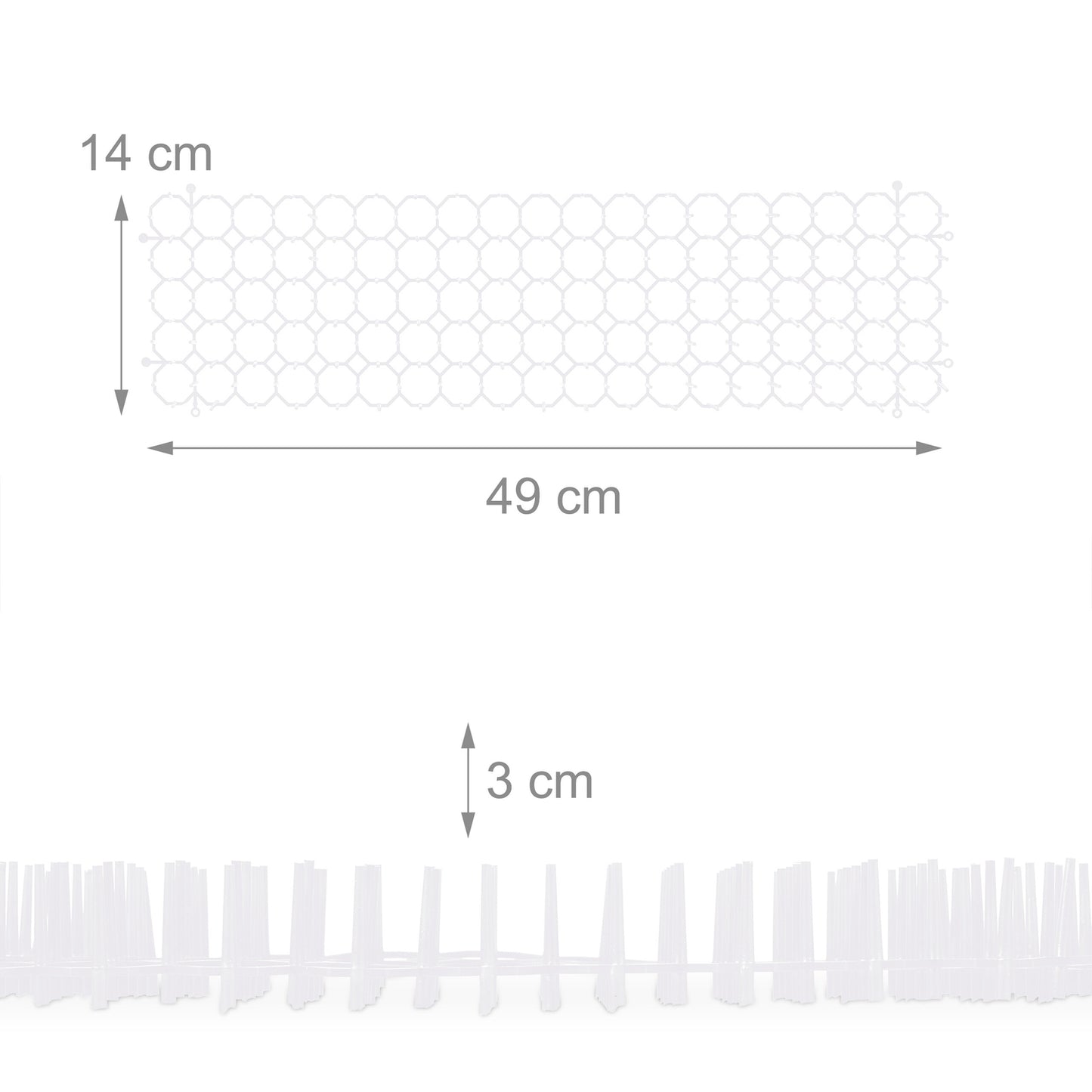 Anti Cat Spike Mats, Set of 12 – Garden Animal Deterrent
