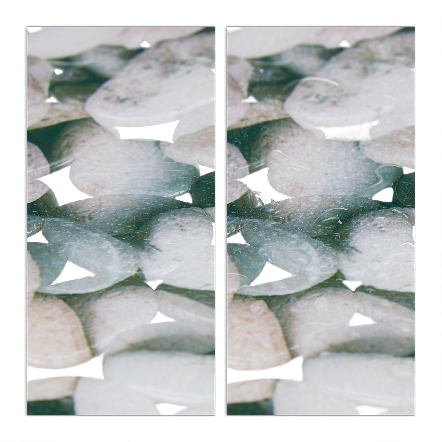 Anti-Slip Bath Mat Stone Design