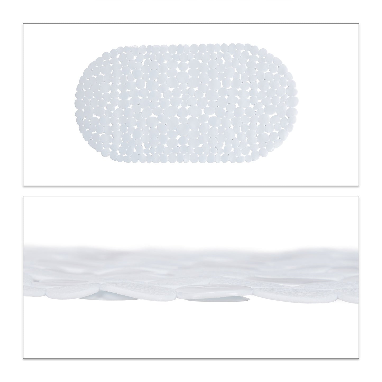Anti-Slip Bath Mat Stone Design