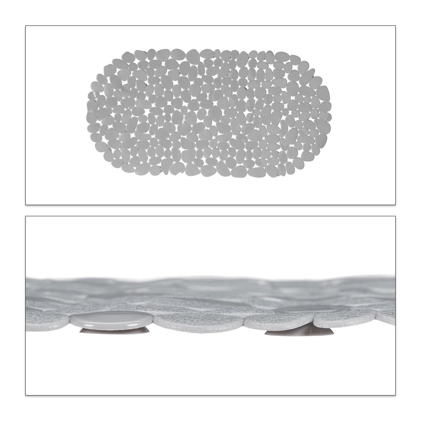 Anti-Slip Bath Mat Stone Design
