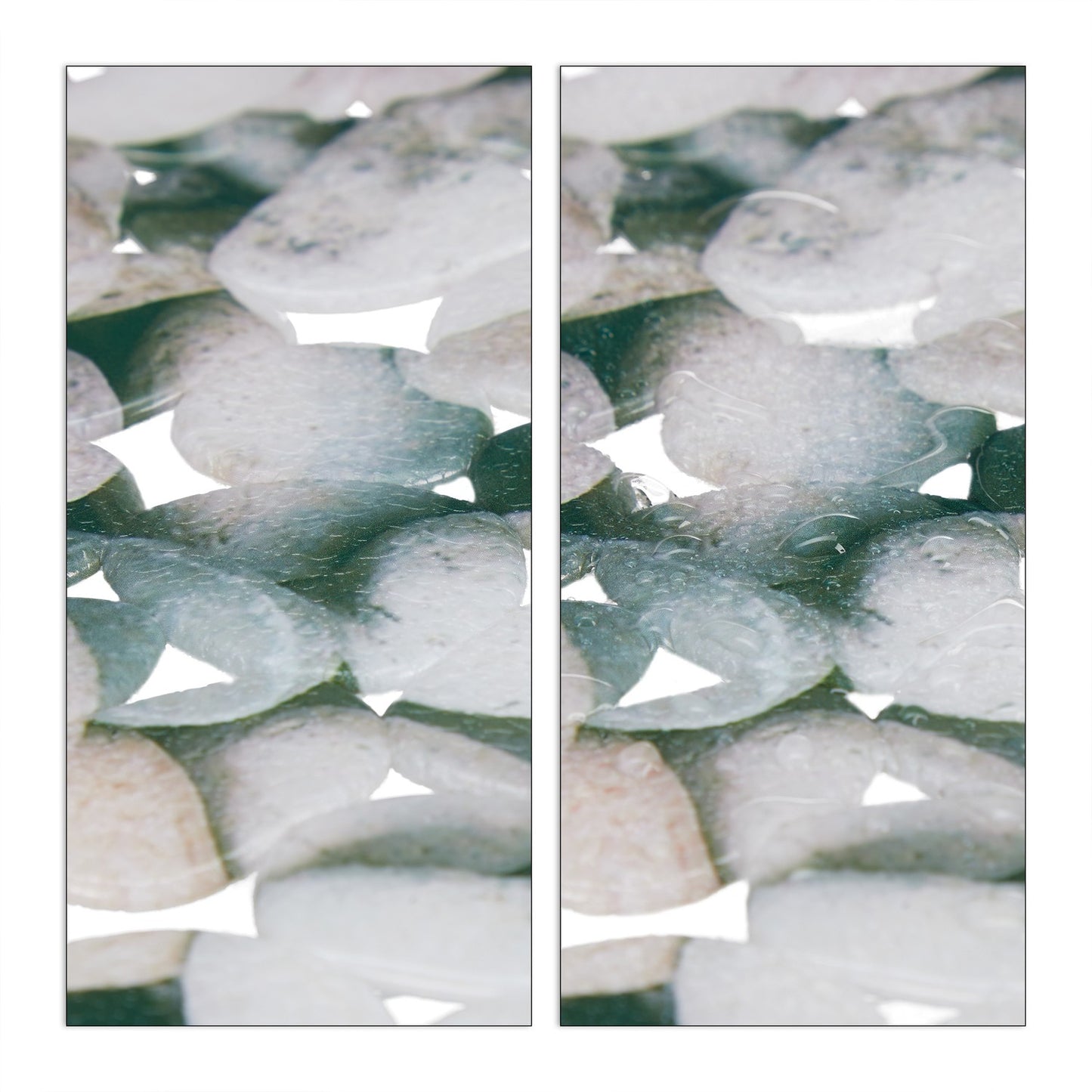 Anti-Slip Bath Mat Stone Design