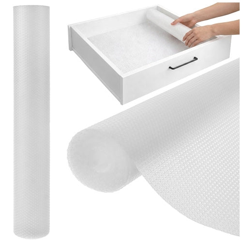 Anti-Slip Drawer Mat, White, 500x50 cm, Waterproof