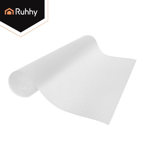 Anti-Slip Drawer Mat, White, 500x50 cm, Waterproof